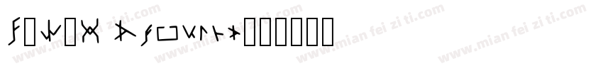 E-B4X Regular字体转换